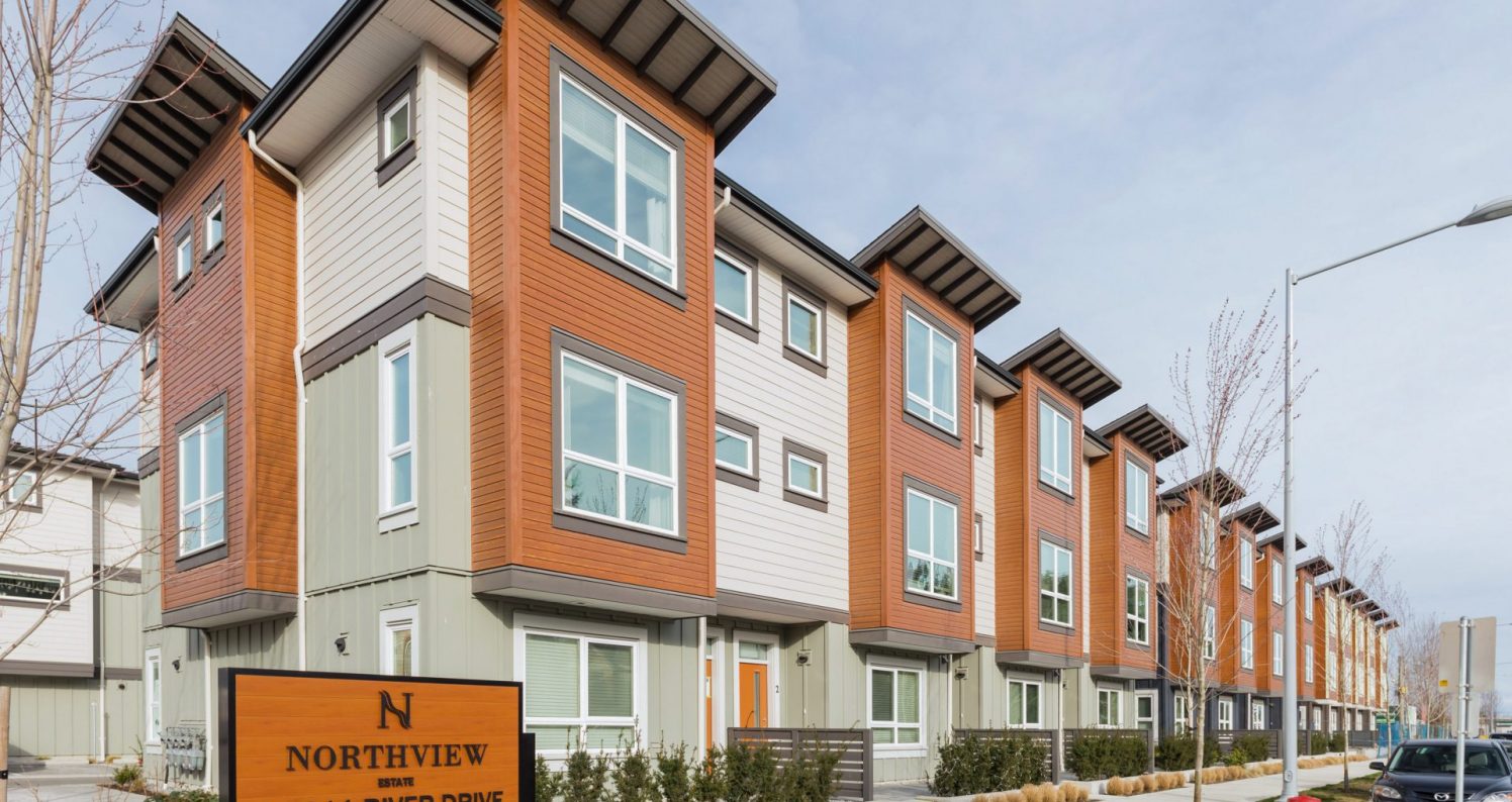 Completed homes at Northview Estate in Richmond